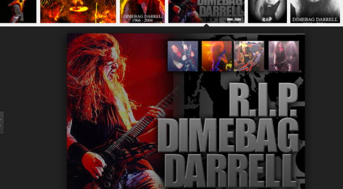 Dimebag Darrell ：ダイムバック・ダレル (ex.PANTERA) 11回目の命日が過ぎて感じたこと