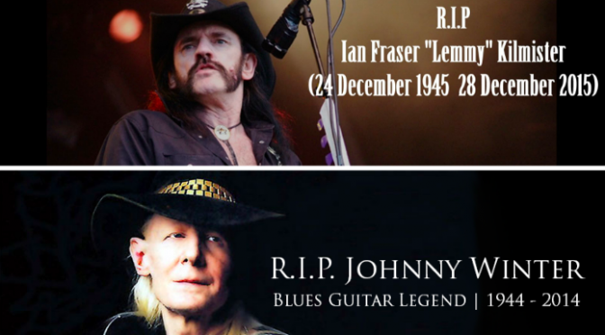 Lemmy（Motorhead）と Johnny Winterが貫いた見事な生き様