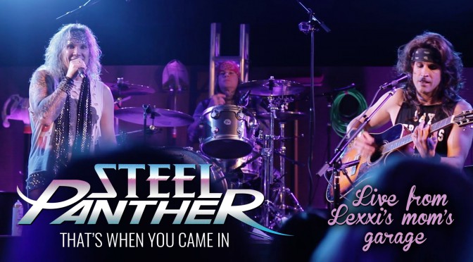 STEEL PANTHER ” LIVE FROM LEXXI’S MOM’S GARAGE ” リリース！で全曲視聴可、ストリートパフォーマンス etc