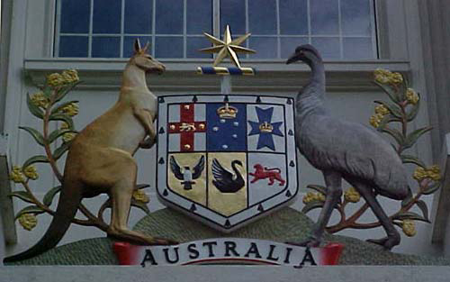 オーストラリア ライフスタイル＆ビジネス研究所：国の紋章盾
