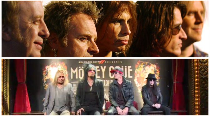 Motley CrueとAerosmithにみる、バンド活動引き際の・・