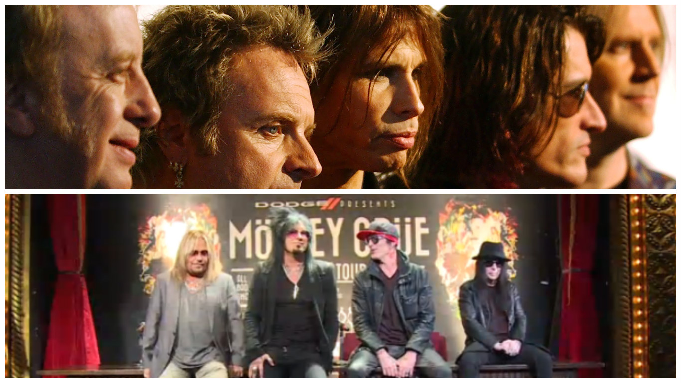 モトリークルー/ Motley Crue/エアロスミス/AEROSMITH AEROSMITH DAVID LEE ROTH MOTLEY CRUE BRYAN ADAMS MUSIC LIFE