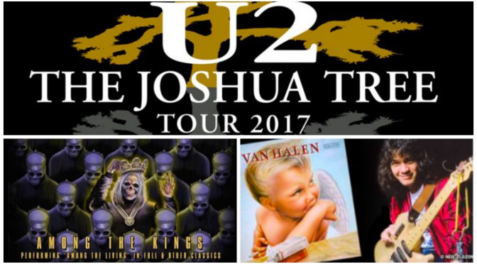 U2 Joshua Tree 特別公演はじめロック界30周年記念全盛で、2017年の注目は1987年！それでも、やっぱり・・