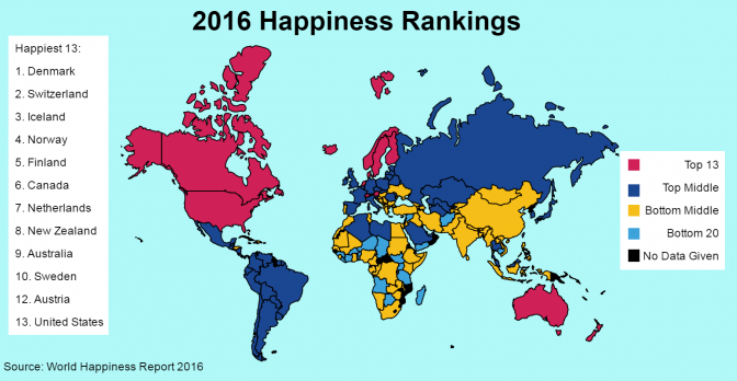オーストラリア ライフスタイル＆ビジネス研究所：国連発表「世界で最も幸福な国2016」ランキング（#9 オーストラリア）