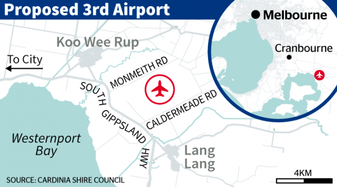 オーストラリア ライフスタイル＆ビジネス研究所：メルボルンに空港建設計画