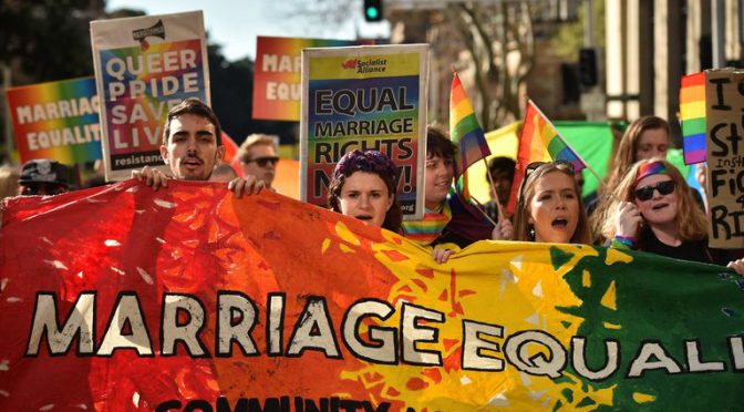 オーストラリア ライフスタイル＆ビジネス研究所：同性婚合法化の是非を問う国民投票、年内実施へ