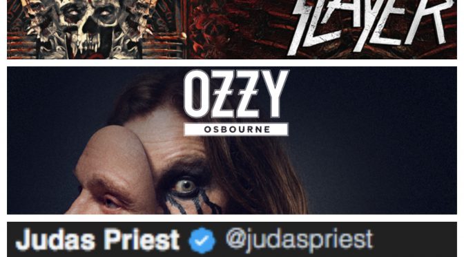 SlayerとOzzy Osbourneのファイナルワールドツアー、Glenn Tipton（JUDAS PRIEST）ツアー不参加、これらに感じさせられたこと