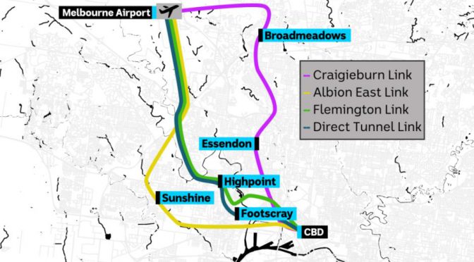 オーストラリア ライフスタイル & ビジネス研究所：メルボルン空港鉄道リンク､連邦政府認可