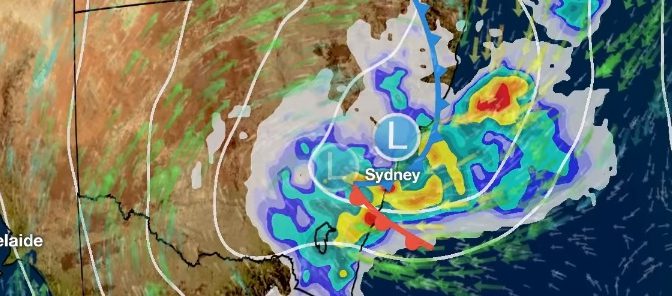 オーストラリア ライフスタイル & ビジネス研究所：シドニーに数時間で1ヶ月分の降雨量