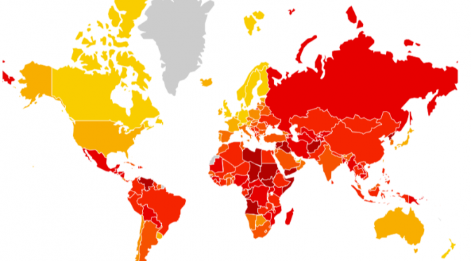 オーストラリア ライフスタイル & ビジネス研究所：世界の国別「役人の清廉度&腐敗度」ランキング（#13 オーストラリア）