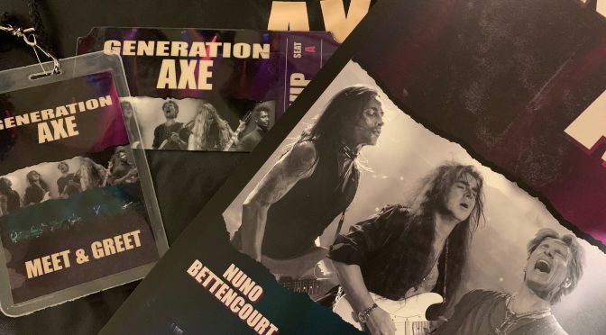 GENERATION AXEのライヴ前、Steve Vai、Zakk Wylde、Nuno Bettencourt、Tosin Abasiと交流してきた（ミート＆グリート参加記）