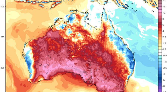 オーストラリア ライフスタイル＆ビジネス研究所：全国平均最高気温、観測史上最高40.9度
