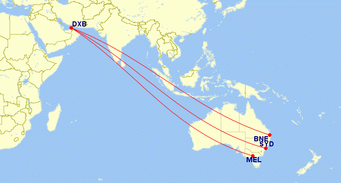 オーストラリア ライフスタイル＆ビジネス研究所：エミレーツ航空､オーストラリアのフライト大幅停止