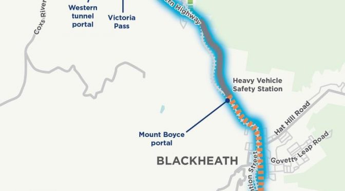 オーストラリア ライフスタイル＆ビジネス研究所：ブラックヒースからビクトリア峠まで11kmトンネル計画