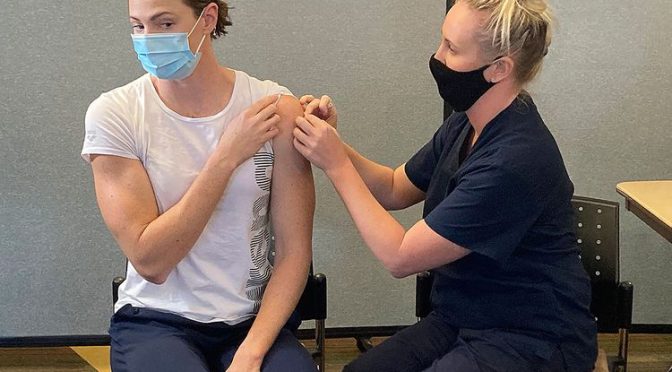 オーストラリア ライフスタイル＆ビジネス研究所：東京オリンピック代表選手のコロナワクチン接種開始