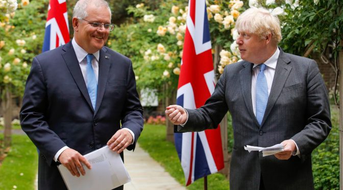 オーストラリア ライフスタイル＆ビジネス研究所：イギリスとFTA締結、EU離脱後の新たな通商関係構築で前進