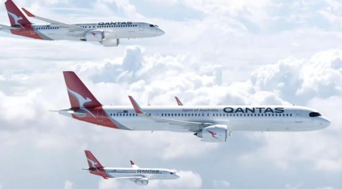 オーストラリア ライフスタイル＆ビジネス研究所：カンタス航空、国内線にエアバス機導入へ　