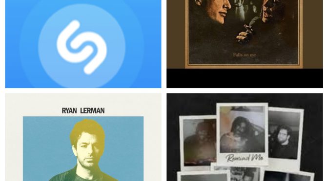 街中で音楽認識アプリShazamを稼働させ Ryan Lerman feat Jake Sherman, Sylvie & Marina Allen, Butcher Brown & Alex Isley のデータにアクセスして曲を改めて楽しめた♪（Shazam #81）