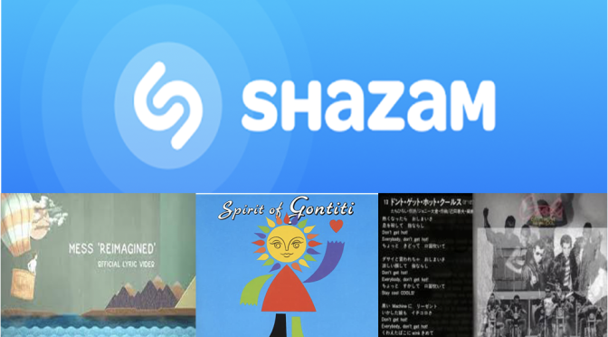 街中で音楽認識アプリShazamを稼働させ Brian Reith, COOLS & GONTITI のデータにアクセスして曲を改めて楽しめた♪（Shazam #100）