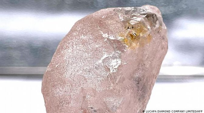 オーストラリア ライフスタイル＆ビジネス研究所：ルカパ・ダイヤモンドが、過去300年で史上最大規模のピンクダイヤモンドを発見