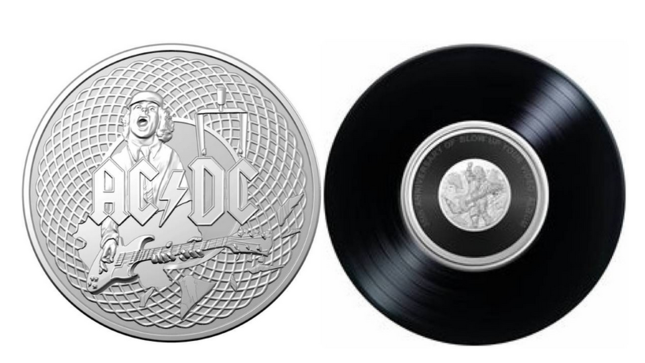オーストラリア ライフスタイル＆ビジネス研究所：AC/DC50周年記念、王立オーストラリア造幣局が特別なコインを販売