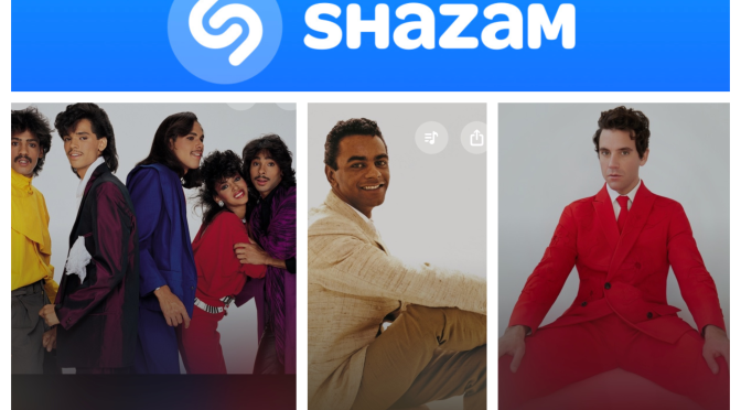 街中で音楽認識アプリShazamを稼働させ DeBarge, Johnny Mathis & MIKAのデータにアクセスして曲を改めて楽しめた♪（Shazam #114）