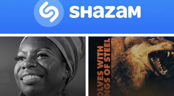 街中で音楽認識アプリShazamを稼働させ Nina Simone & DISSIDENCE のデータにアクセスして曲を改めて楽しめた♪（Shazam #116）