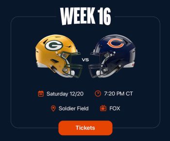 出典:Chicago Bears アプリ表示画面をスクリーンショット